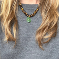 Tiger Eye Bead with Aventurine
