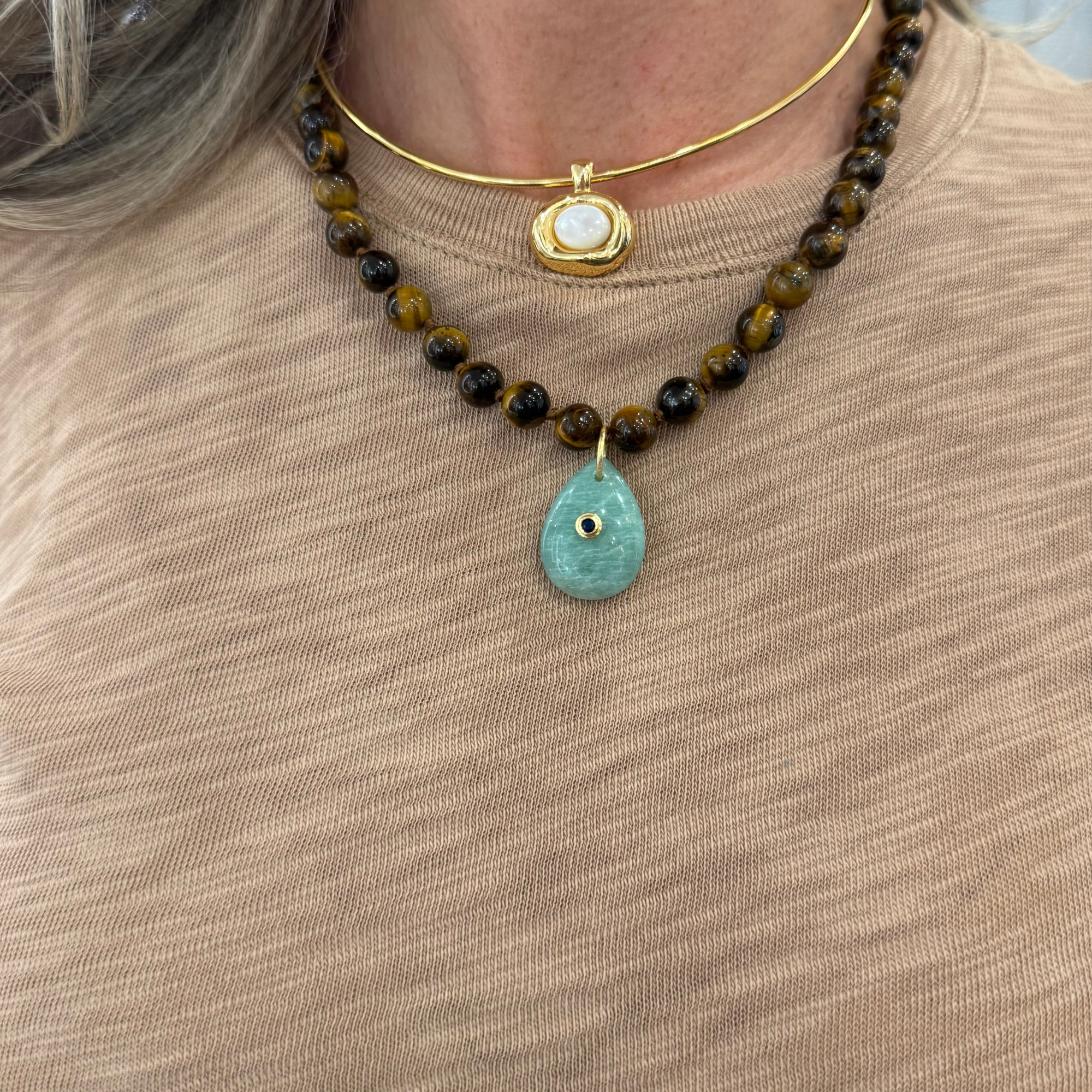 Tiger Eye Beads with Aventurine