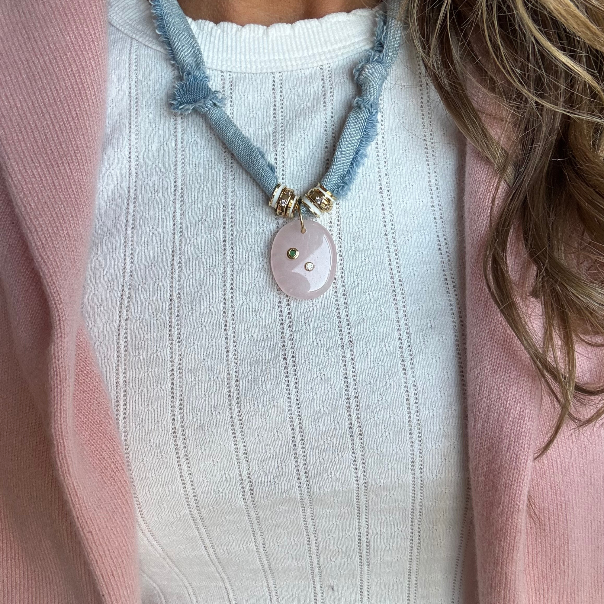 Light Denim - Rose Quartz