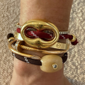 Brown Paracord Bracelet with Citrine Bead
