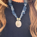 Blue Denim - Rose Quartz