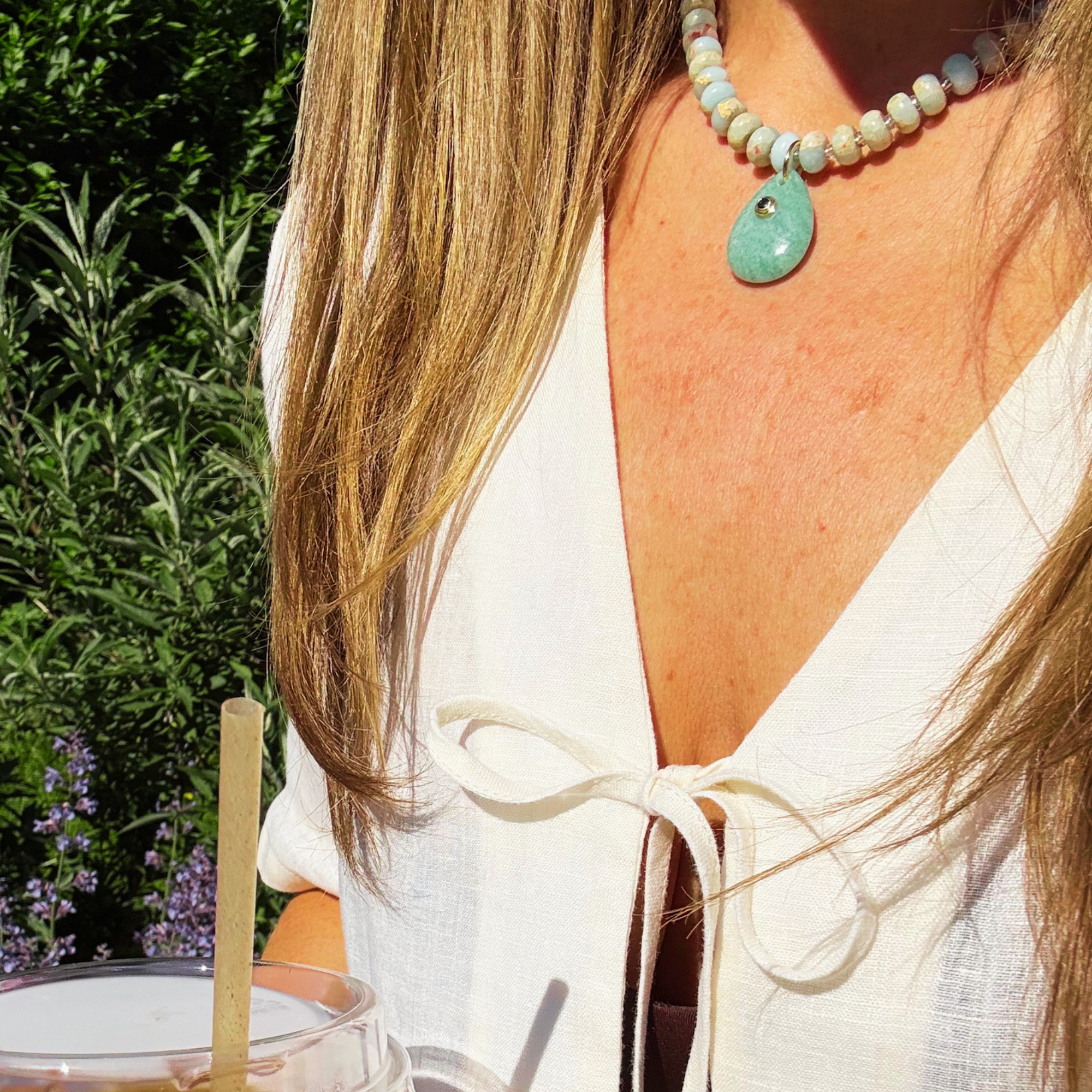 Natural Turquoise with Amazonite