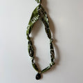 Green Bandana with Black Onyx Stone