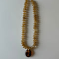 Citrine Beads with Tiger Eye Mariner
