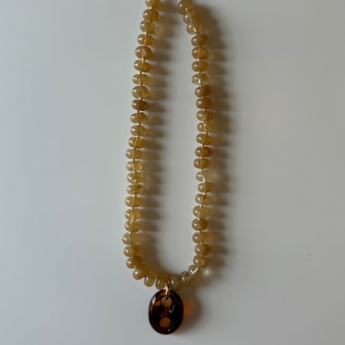 Citrine Beads with Tiger Eye Mariner