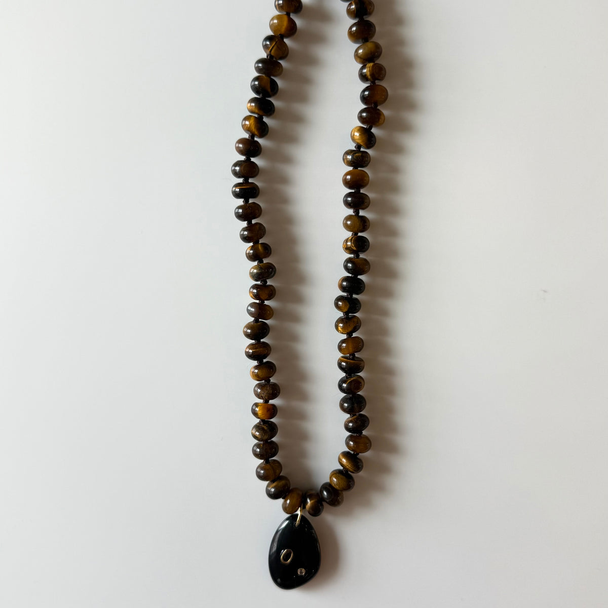 Tiger Eye Beads with Black Onyx