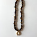 Tiger Eye Beads with Howlite Mariner