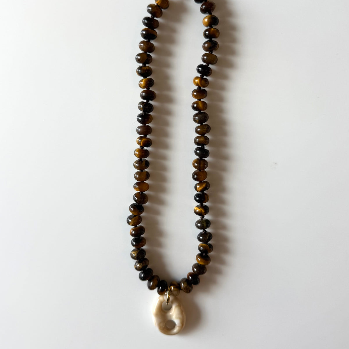 Tiger Eye Beads with Howlite Mariner